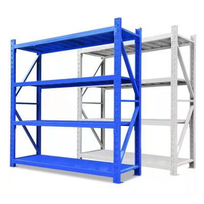 China Corrosion protection 2000*500*2000mm/200KGBest Industrial Durable Goods Pallet Storage Shelf Light Duty Warehouse Iron Longspan Shelving System for sale