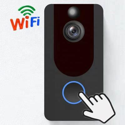 China HD 1080P Wifi Video Doorbell V7 PIR Motion Detection Wifi Wireless Audio/Phone HD 1080P Remote Control Two-Way Ring Door Bell Camera Tough Resistant for sale