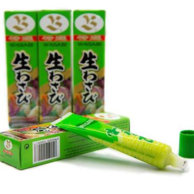 China Japanese Hot Selling Quality Spicy Sushi Wasabi Paste Seasoning Tube for sale