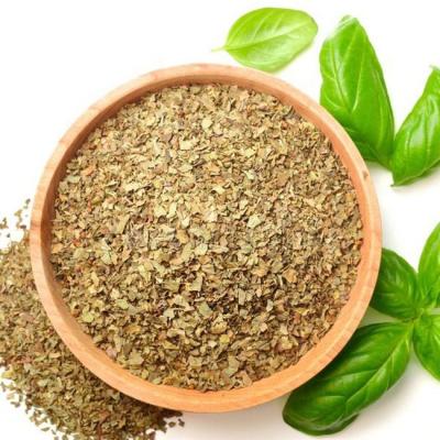 China Factory supply wholesale price good quality dry spices and herbs dried basil leaves AD basil 1-3mm for sale