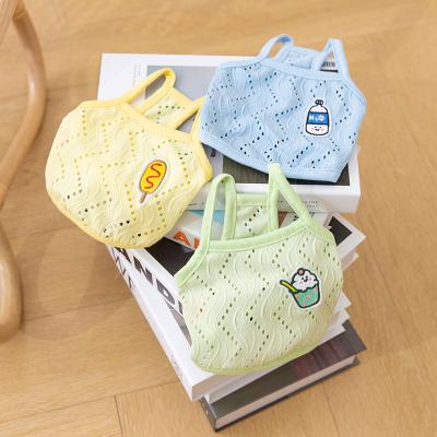 China Stocked Summer Puppies Cloth Simple Thin Style Mesh Simple Thin Style Mesh Cat Feet Dog Pet Breathable Small And Medium Clothing for sale