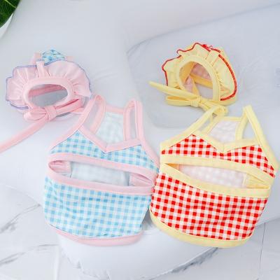 China Viable new pet swimsuit cat turned into a swimsuit with a one-piece sling bikini dog vest swimsuit dog swim and clothes. for sale