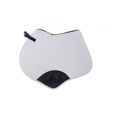 China Durable Cheap White Saddle Pad Cloth Saddle Pad Stitching Custom Western Show for sale