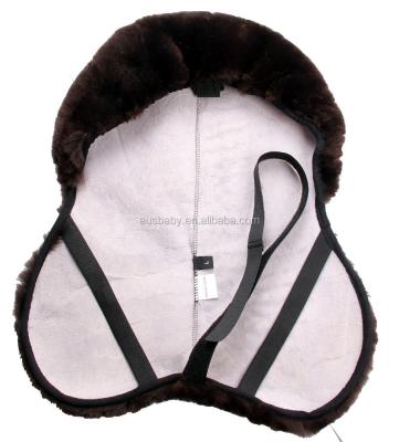 China Comfortable English Saddle Seat Cover Sheepskin Harness Horse Equestrian Equipment for sale