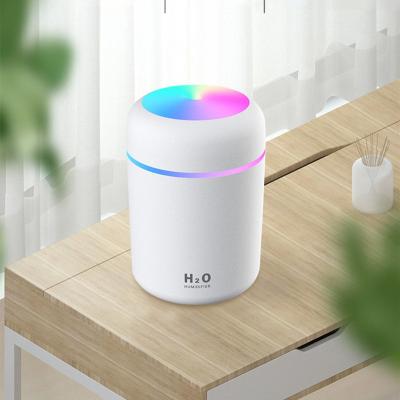 China Mini Portable New Arrival Mini Portable H2o Led Humidifier Spray Dual Mist Aroma Essential Oil Diffuser Car Air Humidifiers for sale