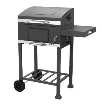 China Modern Outdoor Charcoal Grill With Side Tables Grill System Charcoal Grills Grill System Outdoor Cooking Charcoal Grate for sale