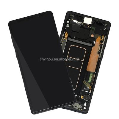 China Wholesale New Arrival Mobile Phone Original Note 9 LCD Super Amoled Screen For Samsung Galaxy Note 9 N960f Phone LCD Display With Frame for sale