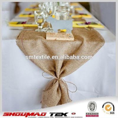 China Plain Wholesale cheap restaurant jute woven table runner for sale