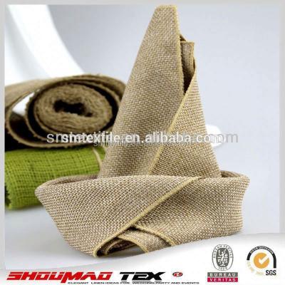 China JUTE Good quality natural fabric poly burlap table napkin for sale