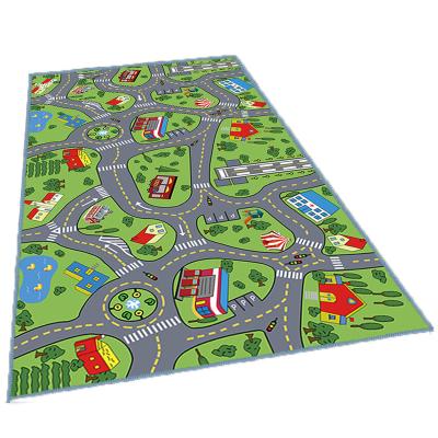 China Educational Toy Kids Rug Carpet City Life Learn Have Fun Safe Children's Educational Multi Color Activity Centerpiece Road Traffic Play Mat for sale