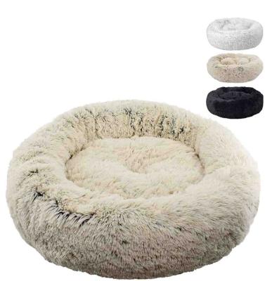 China Breathable Fluffy Luxe Donut Cuddler Machine Washable Waterproof Base Anti-Slip Pet sofa Sleeping Nest for sale