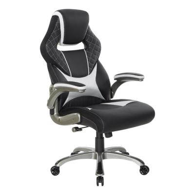 China Other Ergonomic Swiveling PC & Racing Game Chair Leather Fabric White Office Ergonomic Best Luxury Game Computer Chair for sale