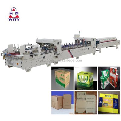 China High Speed ​​Automatic Factory Box Pre-fold Corrugated Folder Gluer Forming Machine for sale