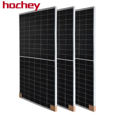 China Hot Selling 144 Halves Solar System Hochey Mono Panel Solar Panel 400W 405W 410W 440w 450w Solar Panel Price for sale