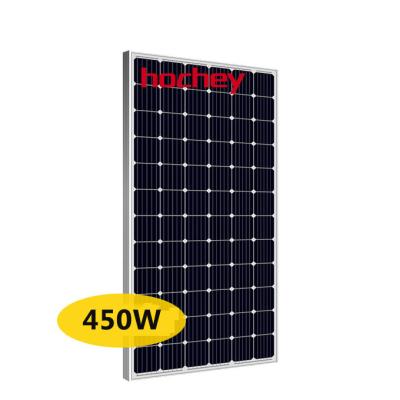 China Commercial Solar Panel Roof Mount PERC Mono Home Hochey Solar System High Performance Half Cell 450W Module from Hiku for sale