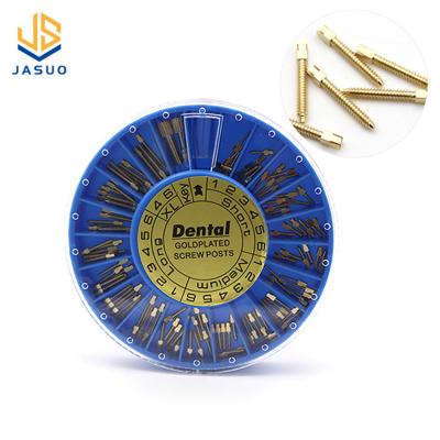 China Durable Dental Accessories Tapered Screw Posts Kits Fills Files Root Canal Nail for sale