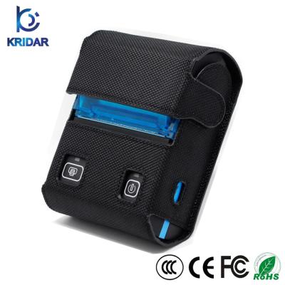 China new design Blue&White 58mm Handheld Mobile Mini Printer with case KD-B58E for sale