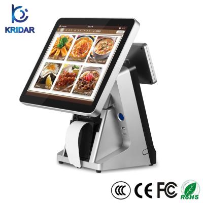 China Good Working POS Machine/15inch Electronic Cash Register/Wholesale Touch Screen Windows POS Terminal 32GB SSD for sale