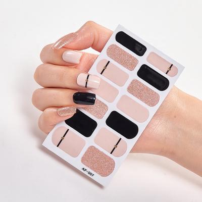 China Fashionable Acrylic Nail Polish Decoration Full Cover Beauty Personal Care Painting Self Adhesive Nail Art for sale