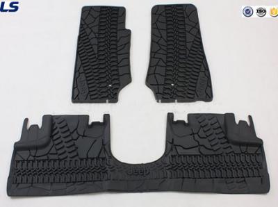 China Rubber 4X4 Car Floor Mat for Jeep Wrangler Jk 2/4 doors 2007-2014 for sale