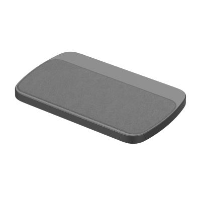 China 5 Coils Qi 15W 10W 7.5W Dual Wireless Charging Pad Aluminum Alloy Pad for sale