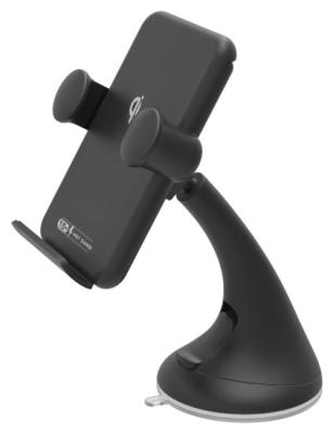 China 15W Car Mount Qi Wireless Charger Fast Charge Adjustable Car Mount Phone Charger for sale