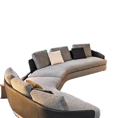 China Large U-shaped sofa (the other) Gray Couch Living Room Sofa villa garden adjustable fashionable U-shaped furniture for sale