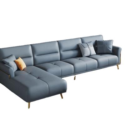 China Modern Living Room Sofa Set L Shape Sectional Leather Sofa For Home Sofa Direct From China Furniture for sale