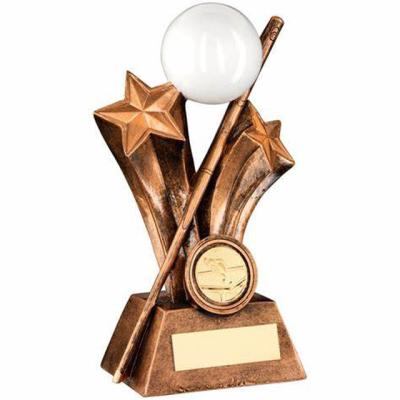 China Wholesale Custom Trophy Resin Billiard Medal Trophy From Europe for sale