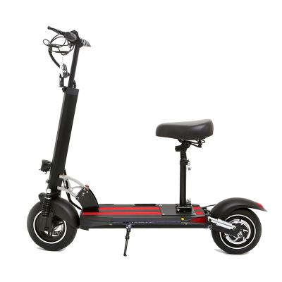 China EU UNISEX UK STOCK Warehouse 500W 48 12.5AH 10 Inch Adult Foldable Cheap Electric Scooter With Seat for sale