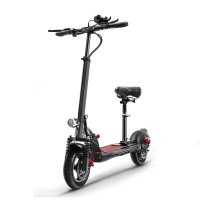 China 2021 Smart 36v led display two wheel foldable adult electric scooter unisex standing kick scooter with seat for sale