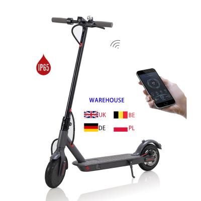 China 350W 8.5Inch Warehouse Fast Scooter EU UK Germany Folding Electric Scooters Unisex Hot Sale European Adult E Scooters Drop Shipping for sale