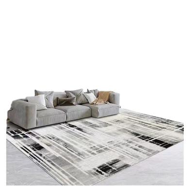 China Black And Cream Living Room Rug Area Rugs Washable Home Textiles Cushions For Home Decor Carpet for sale