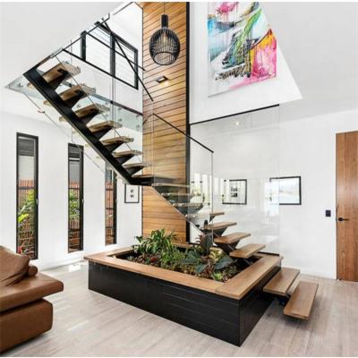 China Customized stair fashion glass stair for home/open stairs design/glass stairs made in Guangdong for sale