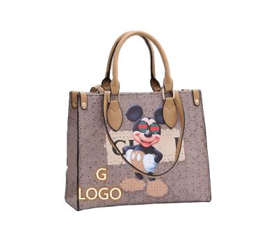 China Wholesale High Quality Brand and Fashion Mickey Mouse Women's Designer Handbags 3A G Tote Bags Famous Brands Shopping Bags for sale