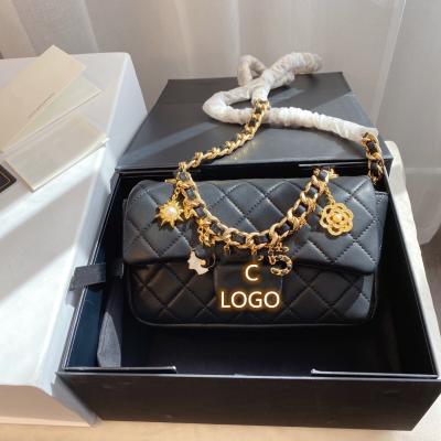 China Fashion New Arrival 1:1 Wholesale C Designer Handbags Famous Brands Good Quality Genuine Leather Chain Bags And Shoulder Bags for sale