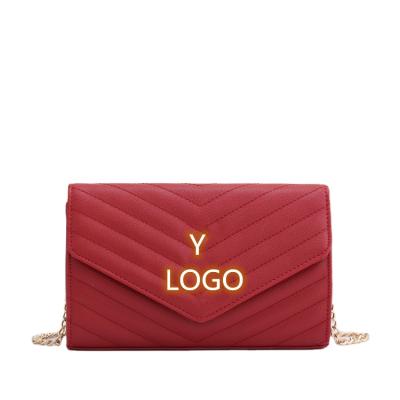 China High Quality Designer Handbags Bags Chain Level Famous 3A Brand Fashion Y Brands Envelope Bags For Women for sale