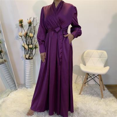 China Middle East Sleeve Abaya Party Prom Catch Islamic Clothing Turkey Dubai Maxi Muslim Dresses Lady Long Polyester Women's Kaftan for sale