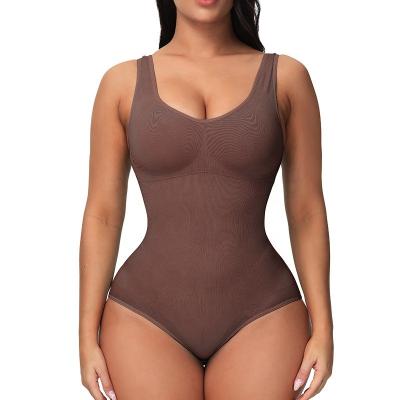 China Women Shaper Open Bust Tummy Control Shapewear Breathable Seamless Puerperal Slim Body Jumpsuit Full Girdles Waist Trainer Shapewear for sale