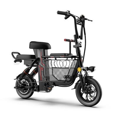 China Top Quality 48V Unisex Electric Bicycle High Speed ​​Mini Folding Ebike 12 Inch Foldable Electric Bike for sale