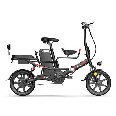 China Mini Electric Bike Suspension Easy To Take Folding Folding Electric Bike Ebike For Family < 10Ah for sale