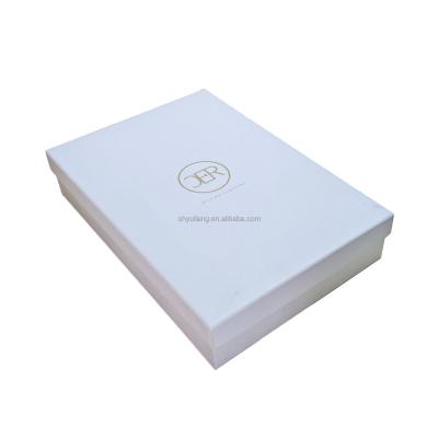 China Recyclable White Custom Logo Printing Cosmetics Packaging Cardboard Paper Gift Box for sale