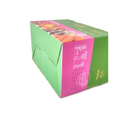 China Recyclable Food Box Packaging Customized Advanced Printing Fruit Gift Cardboard Paper Box for sale