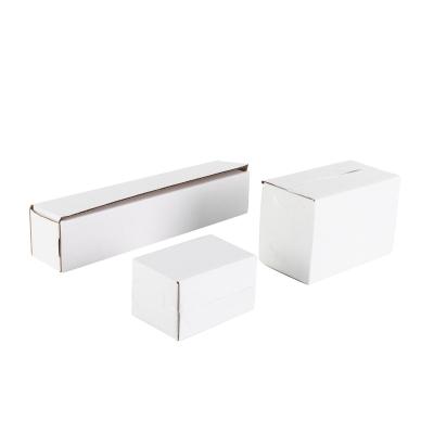 China Recyclable Recycled Kraft White Gift Storage Wrap Package Cardboard Craft Paper Boxes for sale