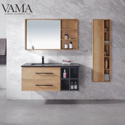 China VAMA Waterproof New Design 48 Inch Oak Color Hot Sale Single Sink Bathroom Vanity With Factory Price 774048 for sale