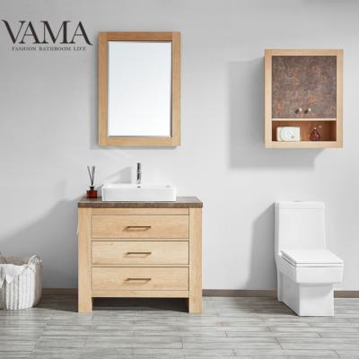 China VAMA Waterproof Modern Rustic Wholesale 36 Inch Bathroom Vanity For Washroom 759036 for sale