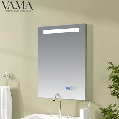 China VAMA Mirror Lighted Bathroom Waterproof Smart Led Mirror With Led Light7682 for sale