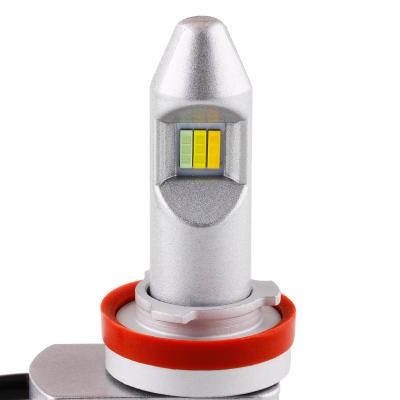 China Auto Led Headlight Hot Selling Excellent Quality H11 9005 Automobile Tricolor Fog Light Car LED Headlight Car Led Bulb Automotive Lighting Shipping And Handling - 007 for sale