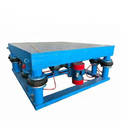 China High Screening Efficiency 3D vibration table for cement interlock brick mould making machine for sale