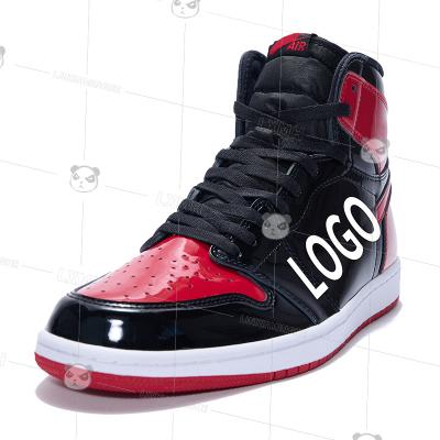 China Zapatillas AF1 Good Quality Style High OG Retro 1 Patent Damping Bred Custom JOrDaNEliEdlys Sneaker Shoes Basketball Shoes for sale